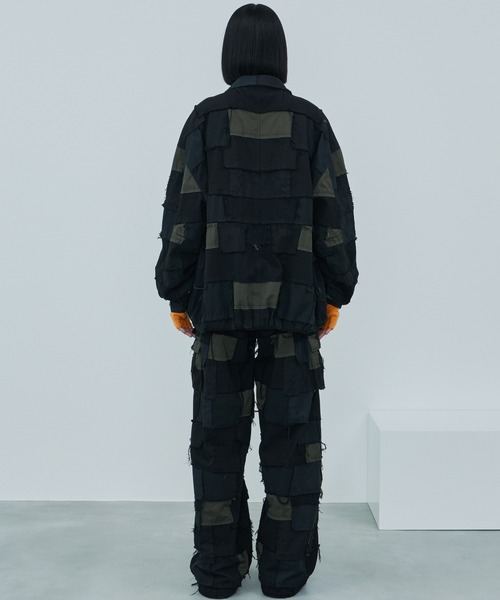 「AIVER」 ブルゾン SMALL グリーン メンズ_画像4