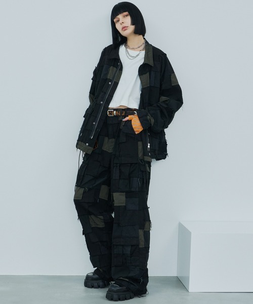 「AIVER」 ブルゾン SMALL グリーン メンズ_画像7