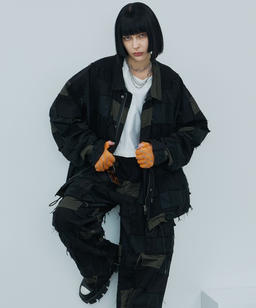 「AIVER」 ブルゾン SMALL グリーン メンズ_画像8