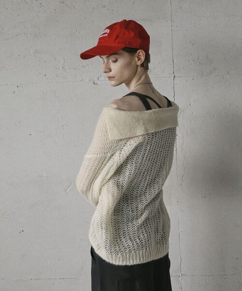 サイズL◆新品 本物◆モンクレール モヘア混ニットセーター レディース MONCLER（モンクレール） ニット CREW NECK 9C00003 M3307 レディース