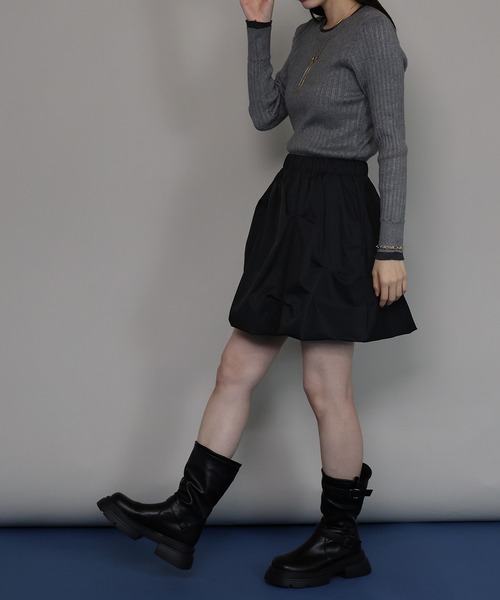 新品未使用　Bibiy. スカート　タックショートパンツ　スカート J by blue（ジェイバイブルー） スカート 「新色追加」ランダムタック