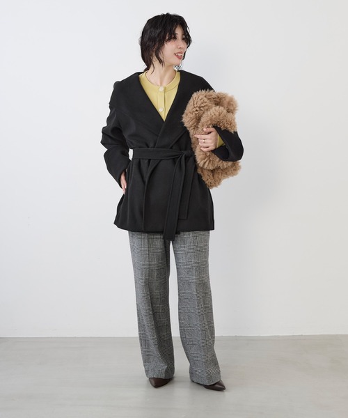 MICA&DEAL（マイカアンドディール） コート アウター ショールカラー