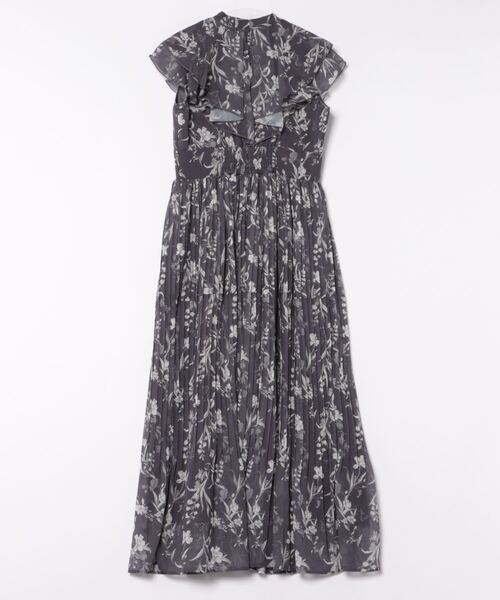 「MERCURYDUO」 半袖ワンピース MEDIUM チャコールグレー レディース_画像2