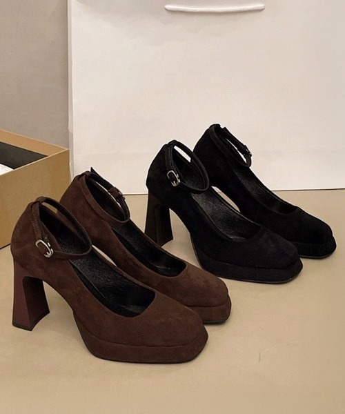 IRADOWL（アイラドール） パンプス アンクルストラップ付ハイヒール