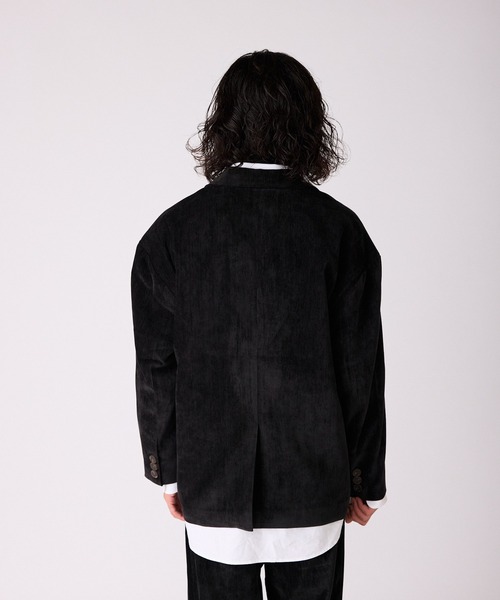 ALL RUNS ジャケット テーラードジャケット ベロア生地 ダブル