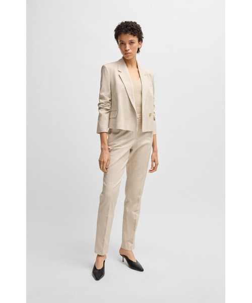 BOSS（HUGO BOSS） tシャツ ノースリーブ ニットトップス Vネック