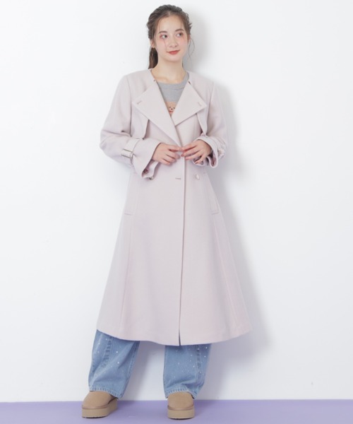 JILL by JILL STUART（ジルバイジルスチュアート） ノーカラーコート