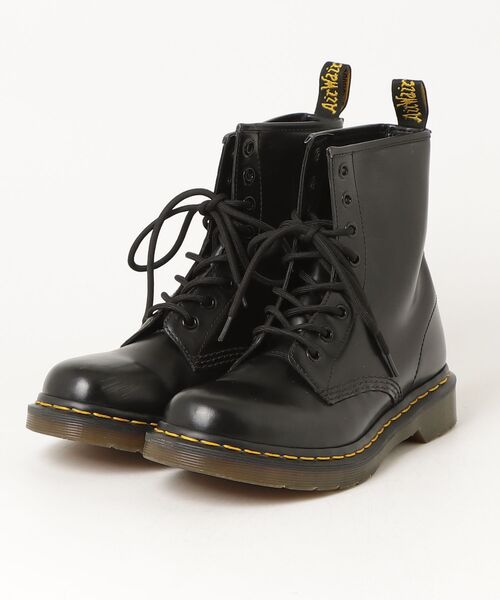 Dr. Martens ブラックブーツ 厚底 ジッパー付き　US7 Dr.Martens（ドクターマーチン） ブーツ US7 ブラック レディース