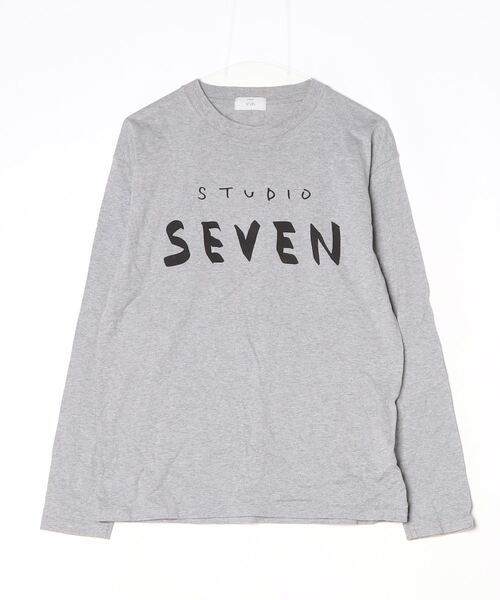 STUDIO SEVEN 長袖Tシャツ M グレー メンズ : ZOZOTOWN Yahoo!店