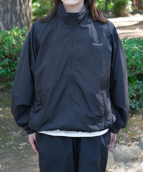 「BROKEN BASE」 ナイロンブルゾン LARGE ネイビー メンズ_画像8