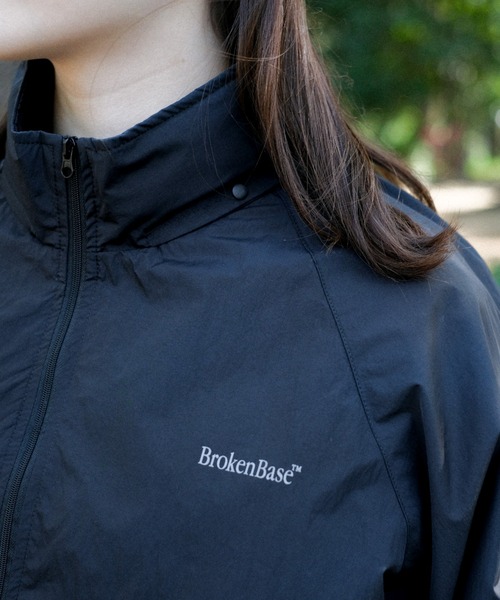 「BROKEN BASE」 ナイロンブルゾン LARGE ネイビー メンズ_画像9