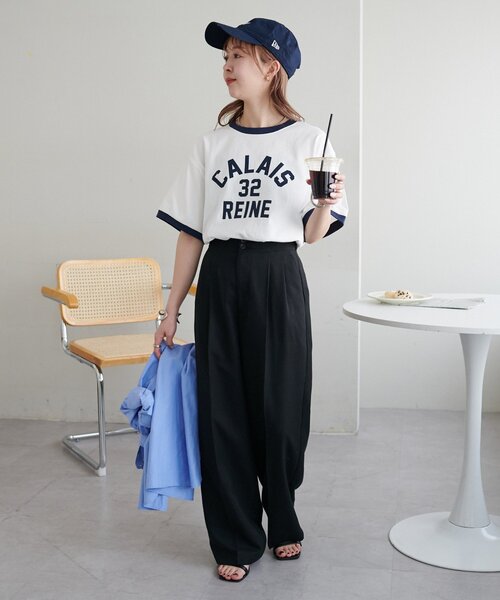 「DISCOAT」 半袖Tシャツ FREE イエロー レディース_画像8