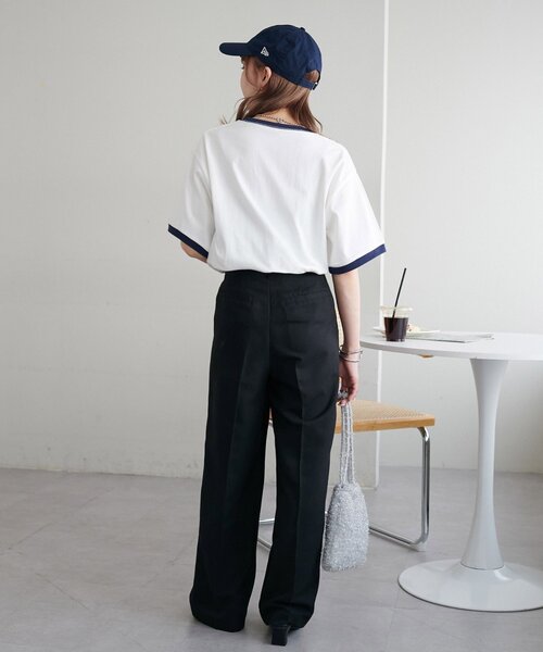 「DISCOAT」 半袖Tシャツ FREE イエロー レディース_画像9