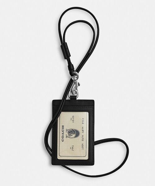 COACH（コーチ） パスケース ID ランヤード・シグネチャー デニム