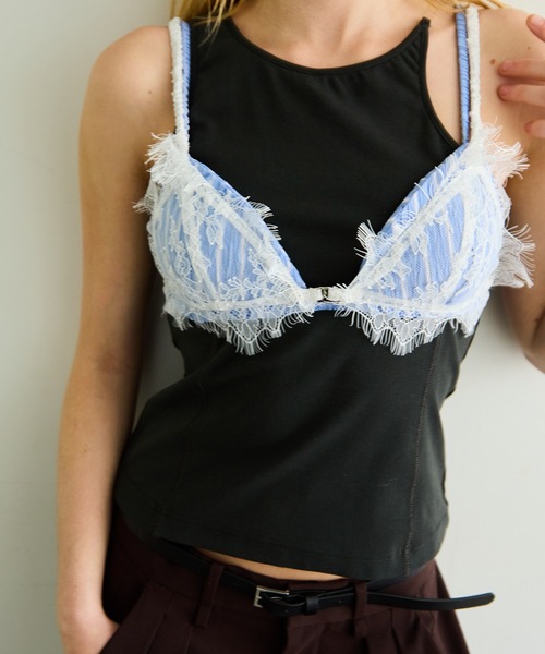 ブラジャー Layered Lace Bra/レイヤードレースブラの画像