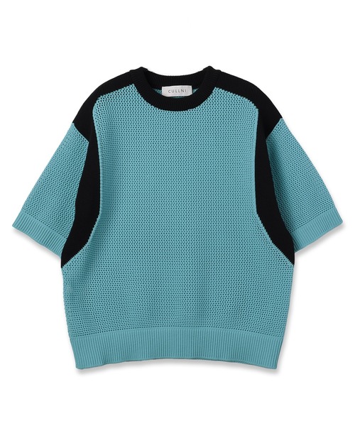 CULLNI（クルニ） 半袖ニット 1 ネイビー メンズ : ZOZOTOWN Yahoo!店 