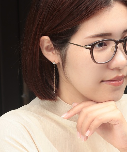 「NOIR DE POUPEE」 ピアス(両耳用) FREE ホワイト レディース_画像3