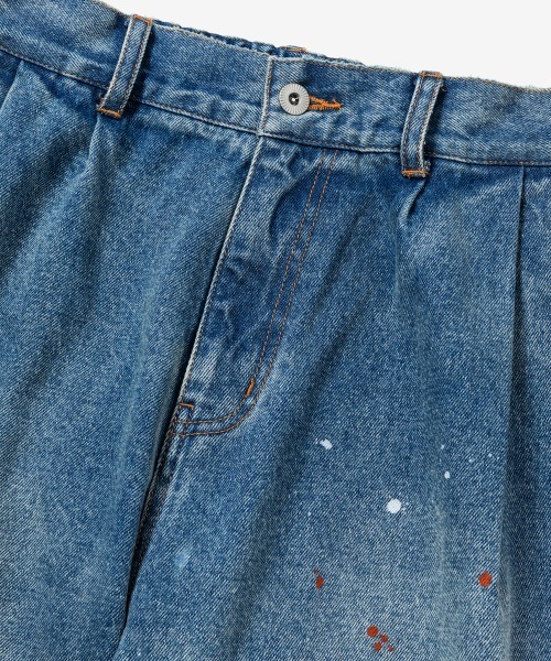 「rehacer」 デニムパンツ MEDIUM ブラック メンズ_画像7