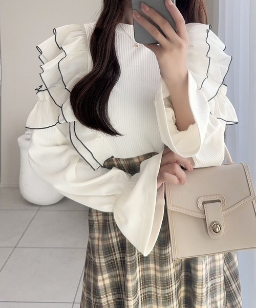 「mily bilet」 ドッキングワンピース MEDIUM ブラック レディース_画像4