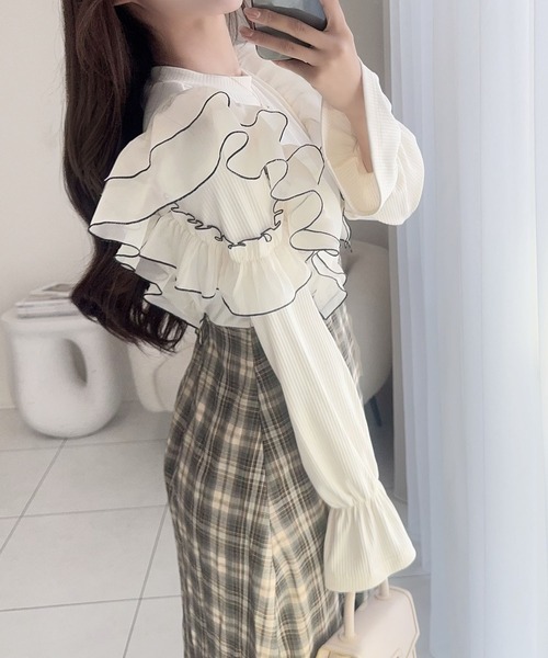 「mily bilet」 ドッキングワンピース MEDIUM ブラック レディース_画像5