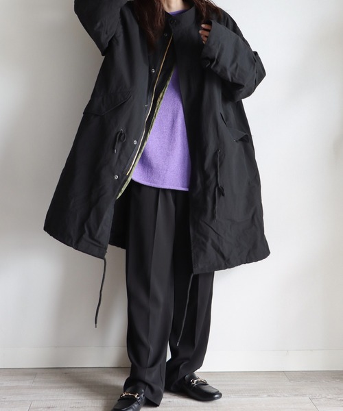 [COURO] Mod's Coat L оливковый женский 