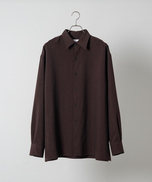 「soerte」 長袖シャツ 1 サックスブルー メンズ_画像2