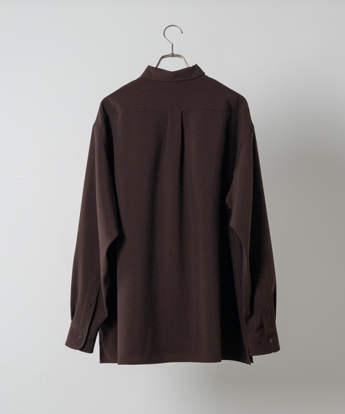 「soerte」 長袖シャツ 1 サックスブルー メンズ_画像4