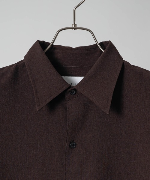 「soerte」 長袖シャツ 1 サックスブルー メンズ_画像6