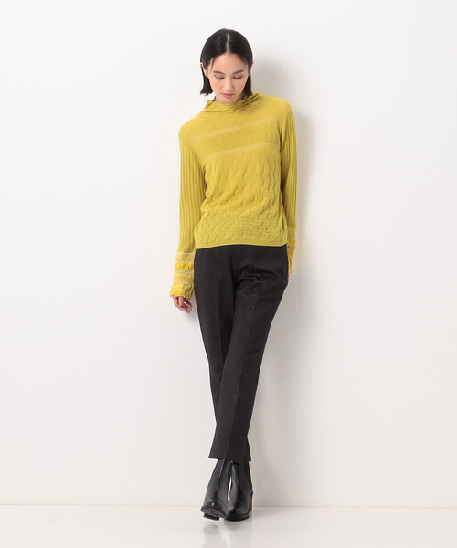 「Gabardine K.T」 パンツ 9号 ブラック レディース_画像4