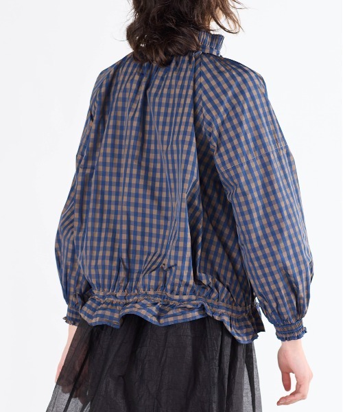 Marilyn Moon ギンガム プリーツ フリル ブルゾン 再入荷】gingham check pleats frill blouson – MARILYN MOON OFFICIAL