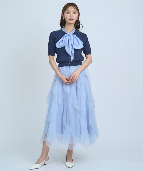 AND COUTURE（アンドクチュール） スカート ラッフルフリルチュール