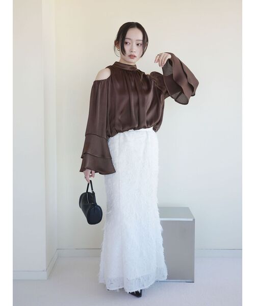 ♡SALE♡新品タグ付き♡LAGUNAMOONラグナムーン ブラウス LAGUNAMOON（ラグナムーン） ブラウス シャツ ラッフルパイピング