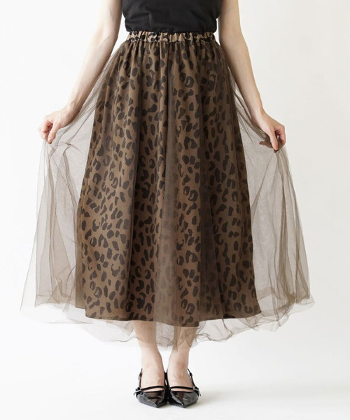 「zootie」 フレアスカート M ブラウン レディース_画像8