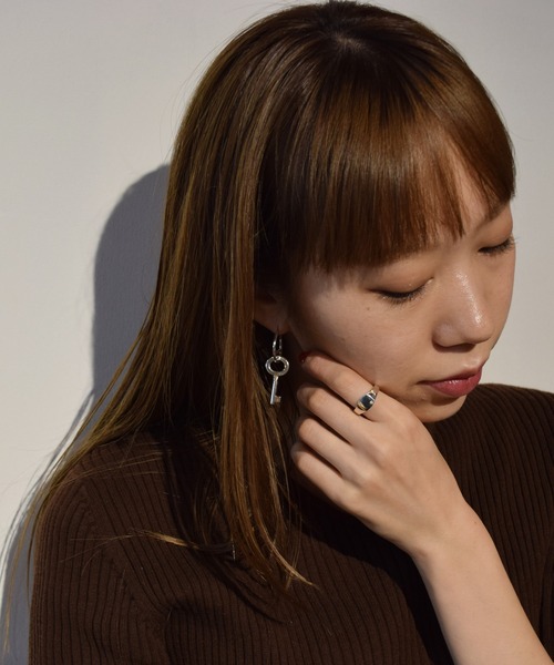 「e.m.」 ピアス（片耳用） FREE シルバー レディース_画像8