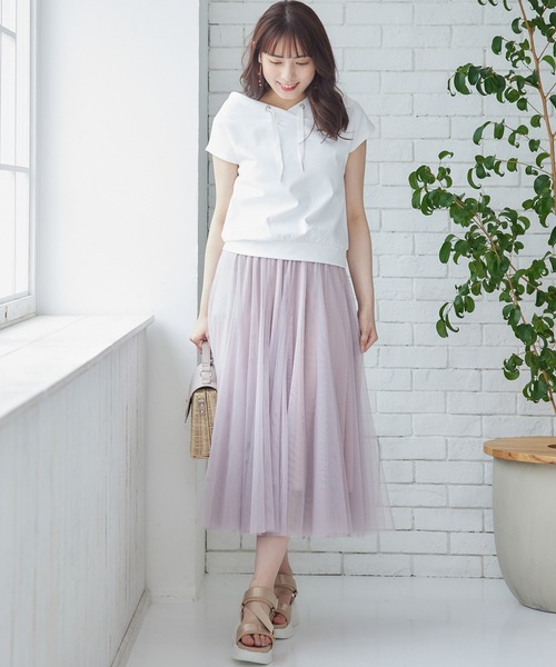 「12Twelve Agenda」 ロングスカート M ピンク レディース_画像6