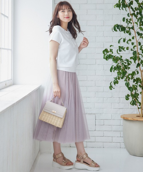 「12Twelve Agenda」 ロングスカート M ピンク レディース_画像9