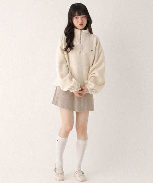 Heather（ヘザー） スカート ケーブルニットミニスカート 656151