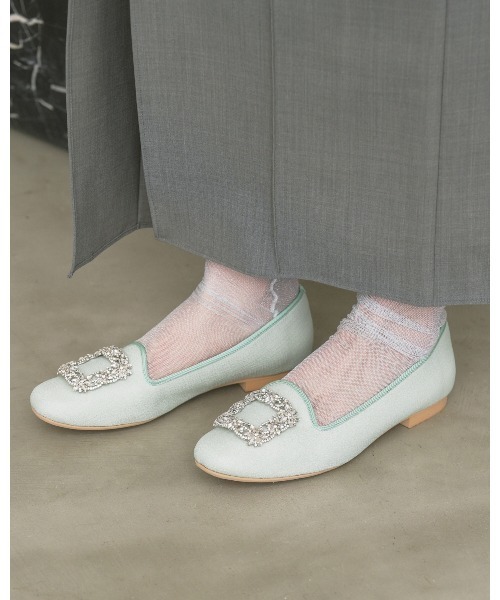 パンプス アーチカット ビジュー フラット : ZOZOTOWN Yahoo!店 - 通販