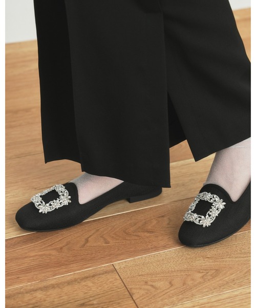 パンプス アーチカット ビジュー フラット : ZOZOTOWN Yahoo!店 - 通販
