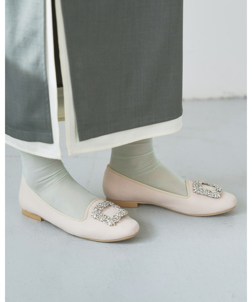 パンプス アーチカット ビジュー フラット : ZOZOTOWN Yahoo!店 - 通販