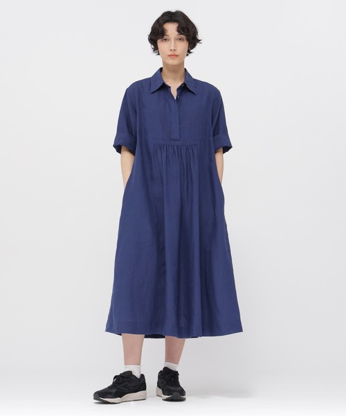 Margaret Howell ネイビー 花柄 半袖ワンピース 楽天市場】ネイビー ワンピース（ブランドマーガレットハウエル）の通販