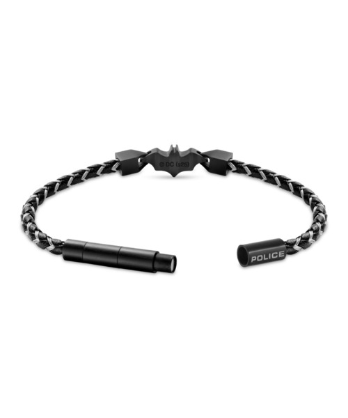 ブレスレット 「POLICE」ポリス BATARANG 2.0 バットマン コラボ ブレスレット メンズ メンズの画像
