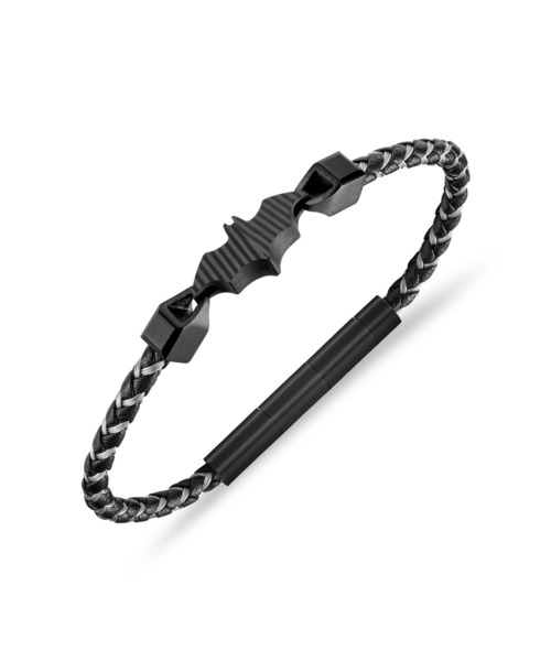 ブレスレット 「POLICE」ポリス BATARANG 2.0 バットマン コラボ ブレスレット メンズ メンズの画像