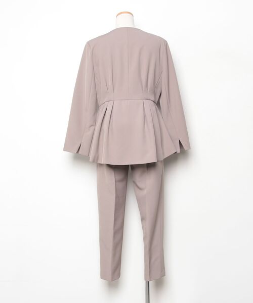 「RUIRUE BOUTIQUE」 セットアップ M ベージュ×ブラック レディース