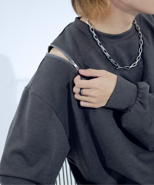 「Ellno Loset」 長袖Tシャツ MEDIUM ブラック メンズ_画像8