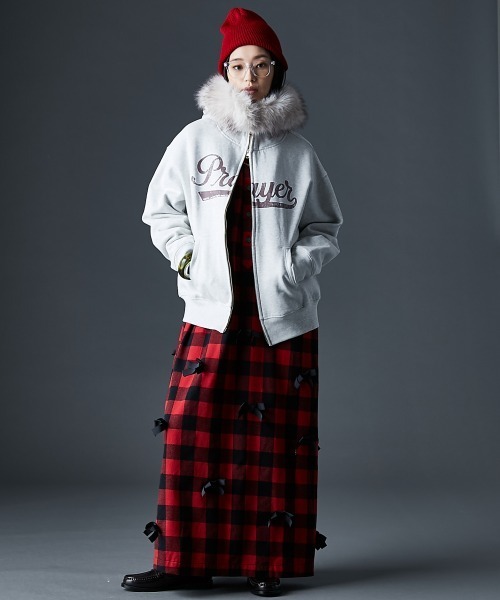 「GEVS.」 シャツワンピース M レッド レディース_画像5