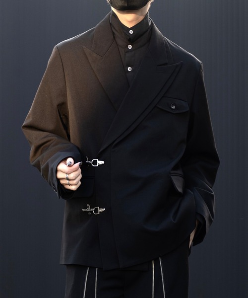 「CLEL」 ジャケット M ブラック メンズ_画像3