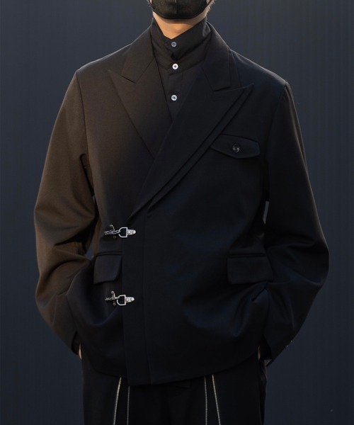 「CLEL」 ジャケット M ブラック メンズ_画像5