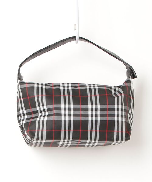 BURBERRY（バーバリー） チェック柄ハンドバッグ - ブラック