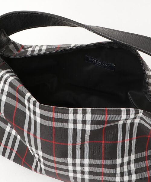 BURBERRY（バーバリー） チェック柄ハンドバッグ - ブラック